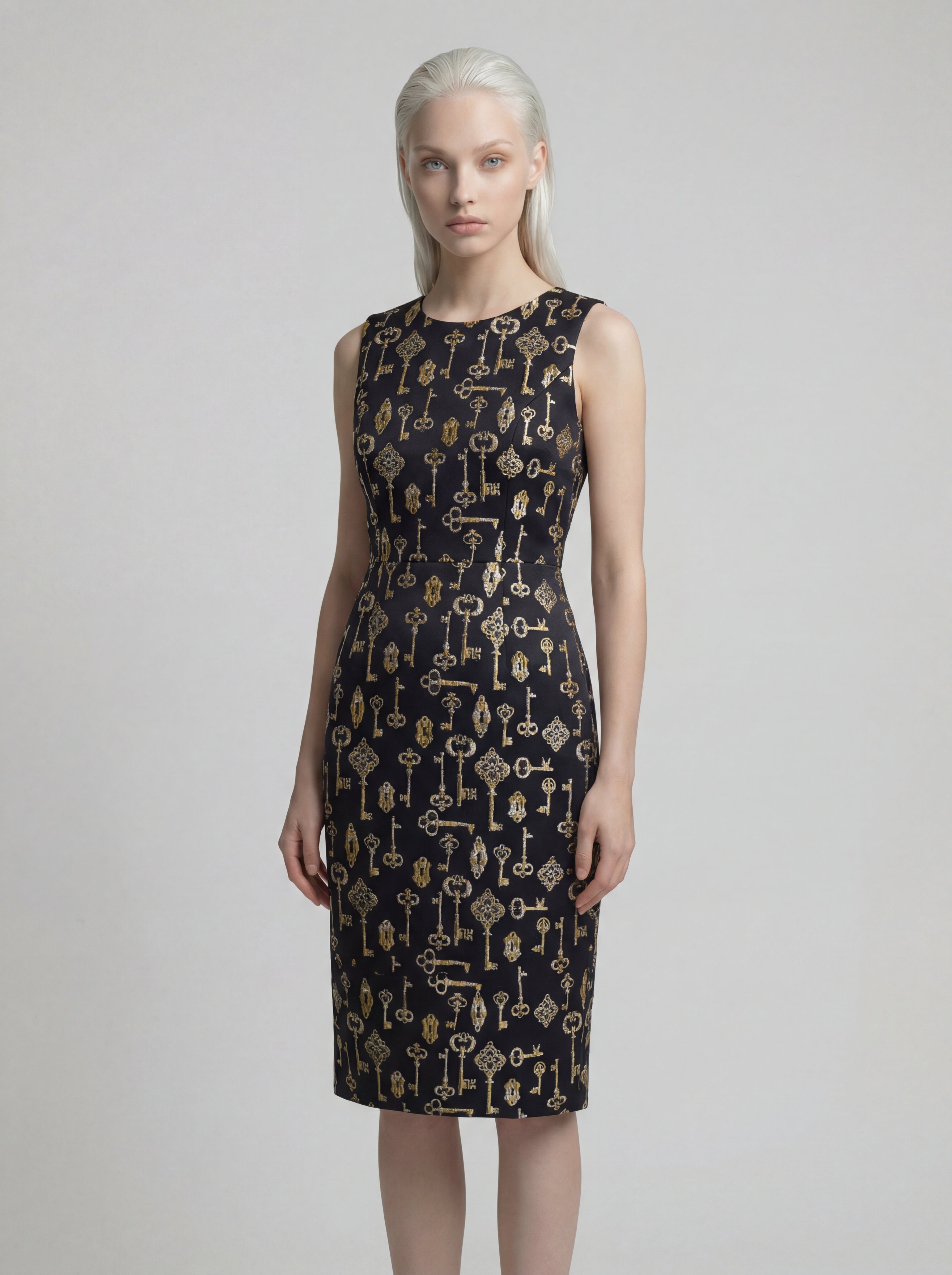 Luma Coctail Dress - Noir Gold