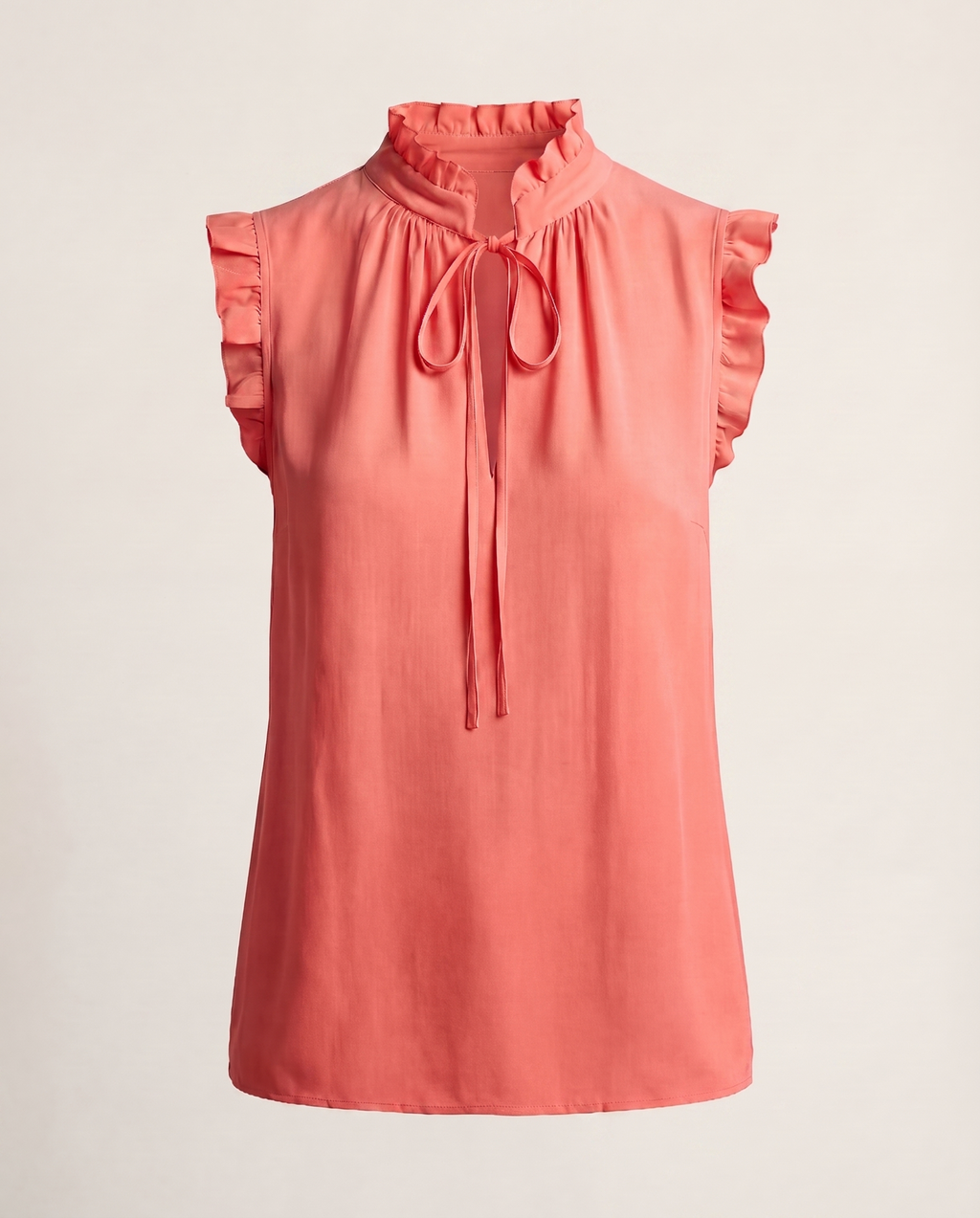 Lilie Blouse Coral Red