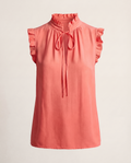 Lilie Blouse Coral Red