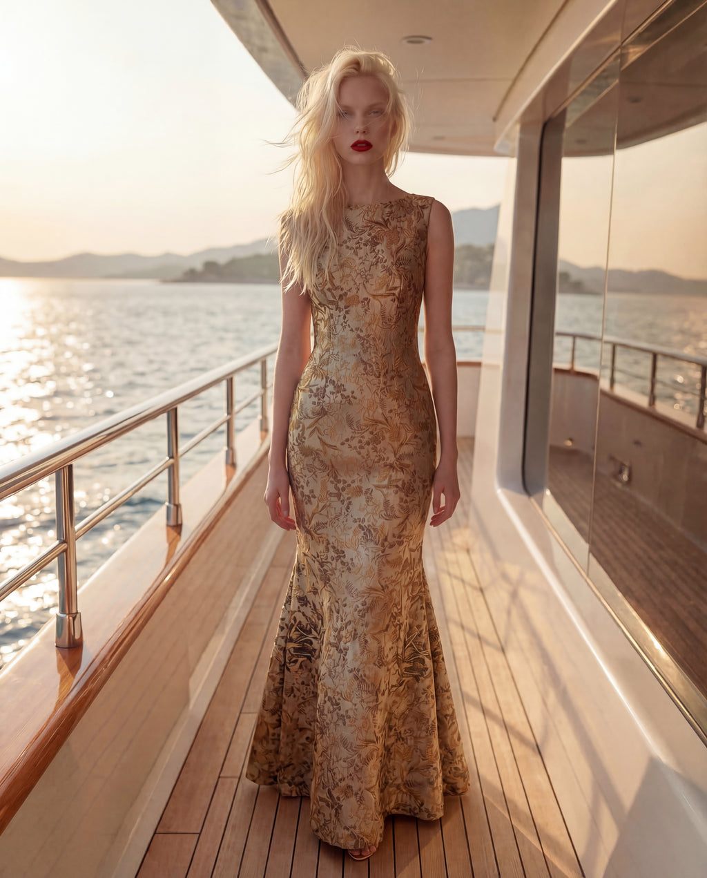 Sun Herbarium Godet Dress