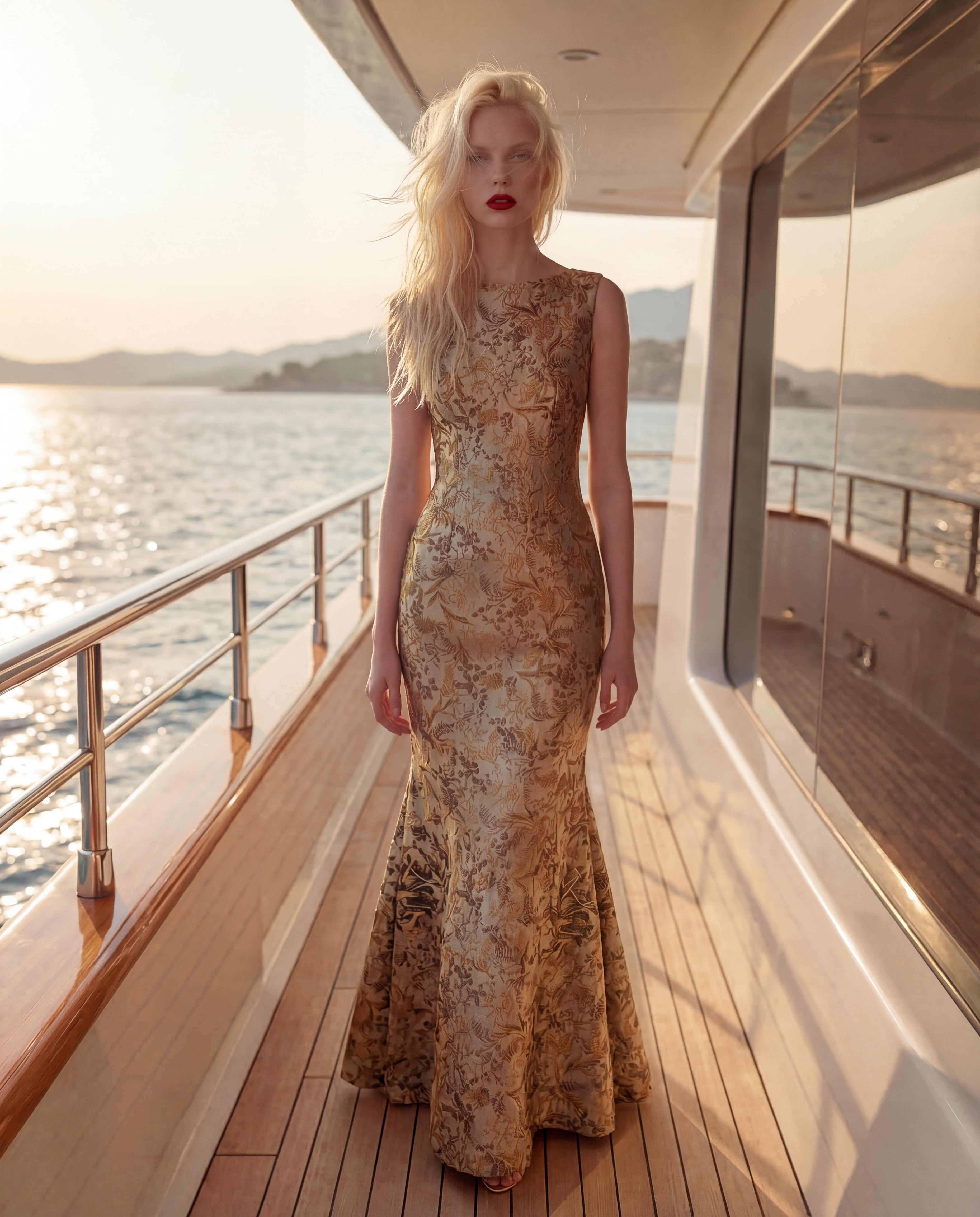 Sun Herbarium Godet Dress