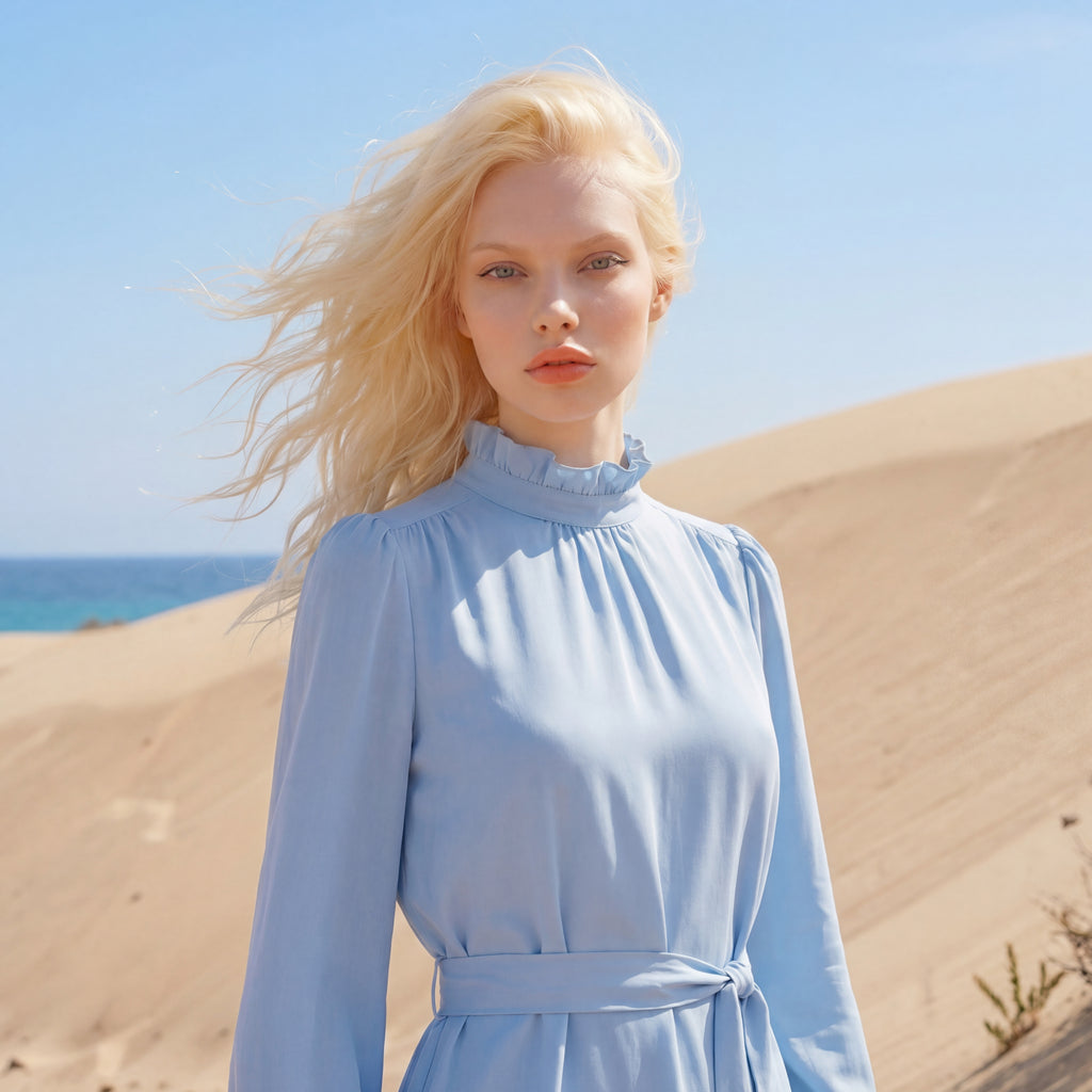Amelie Dress - Sky