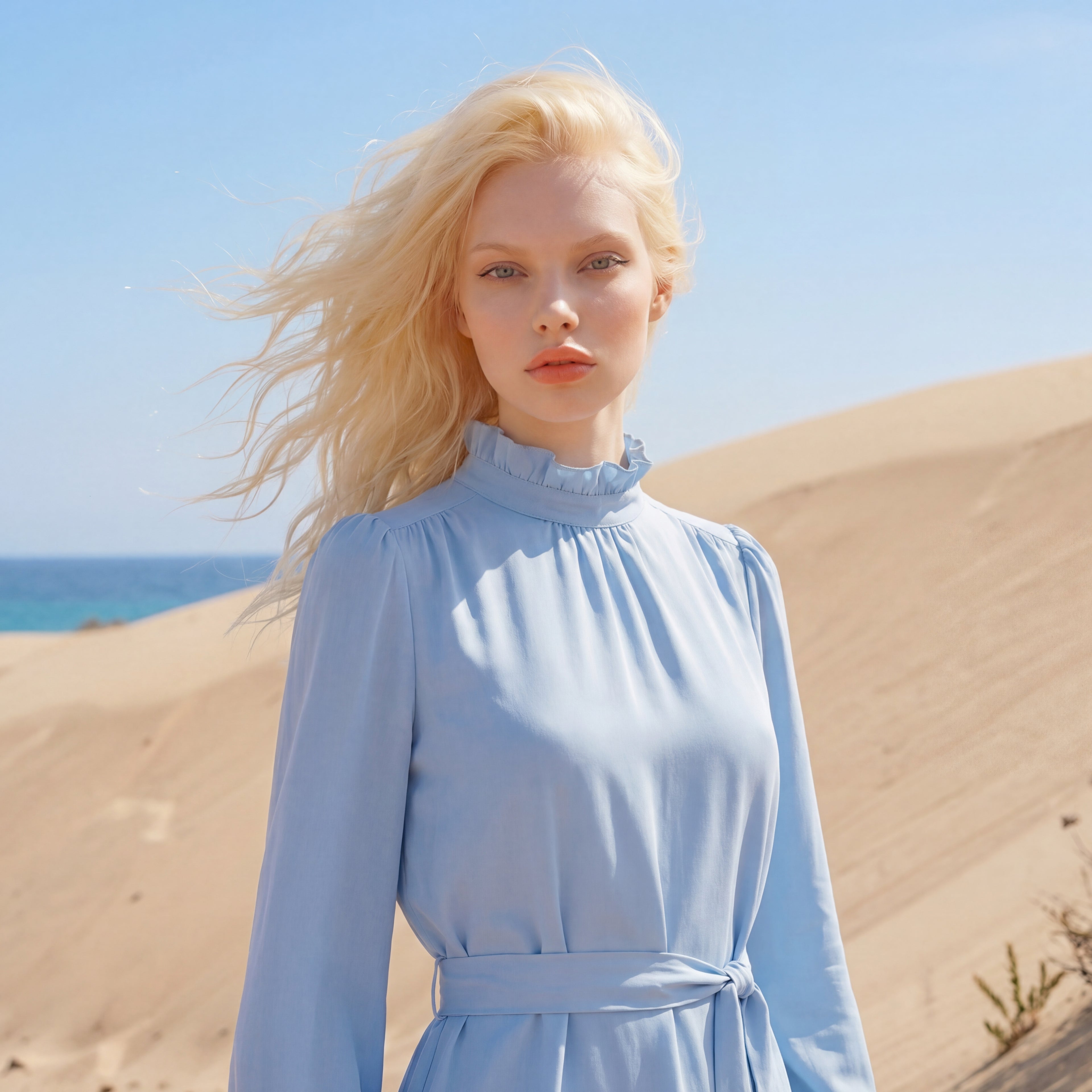 Amelie Dress - Sky