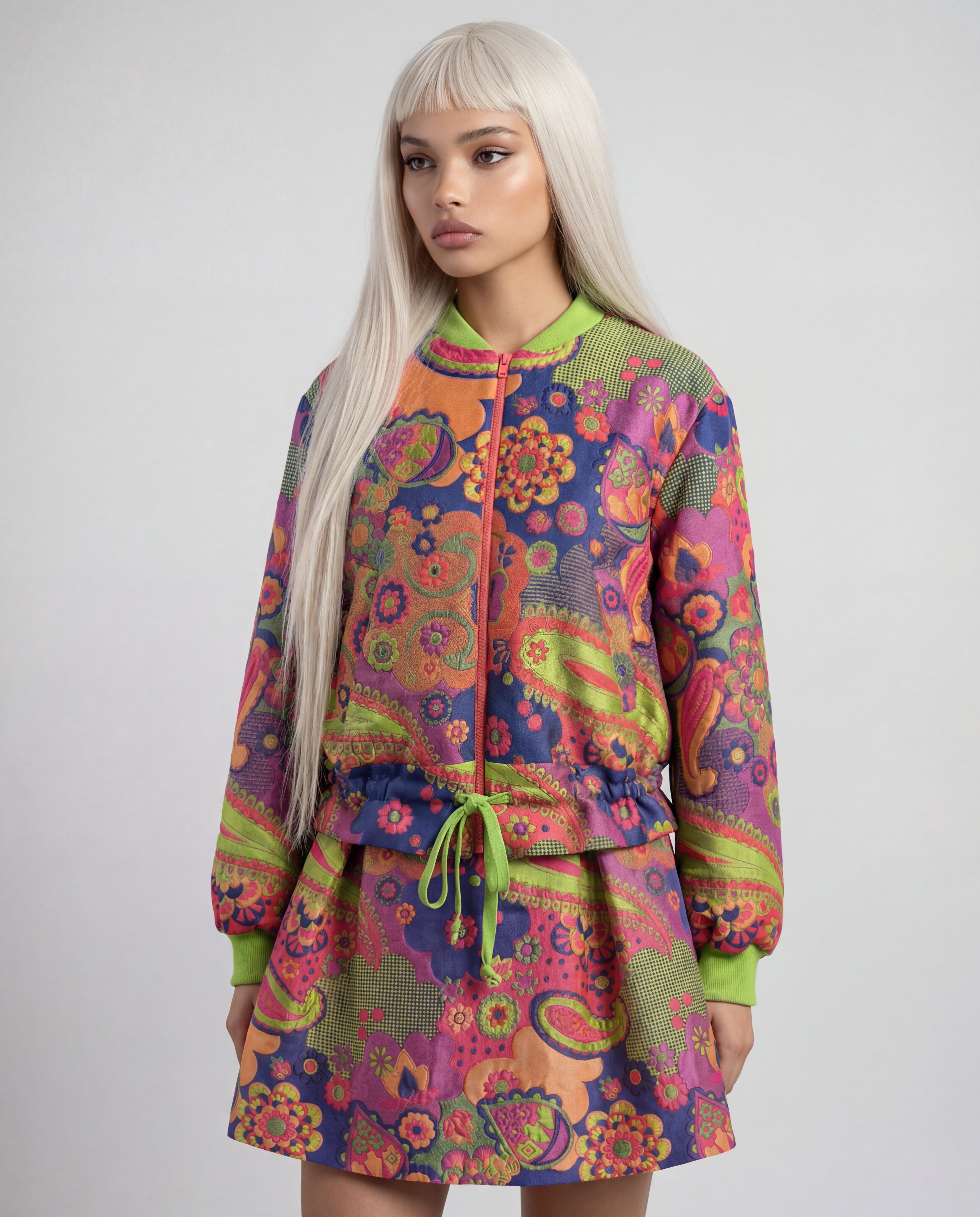 Electric Jardin Jacket - Multicolor