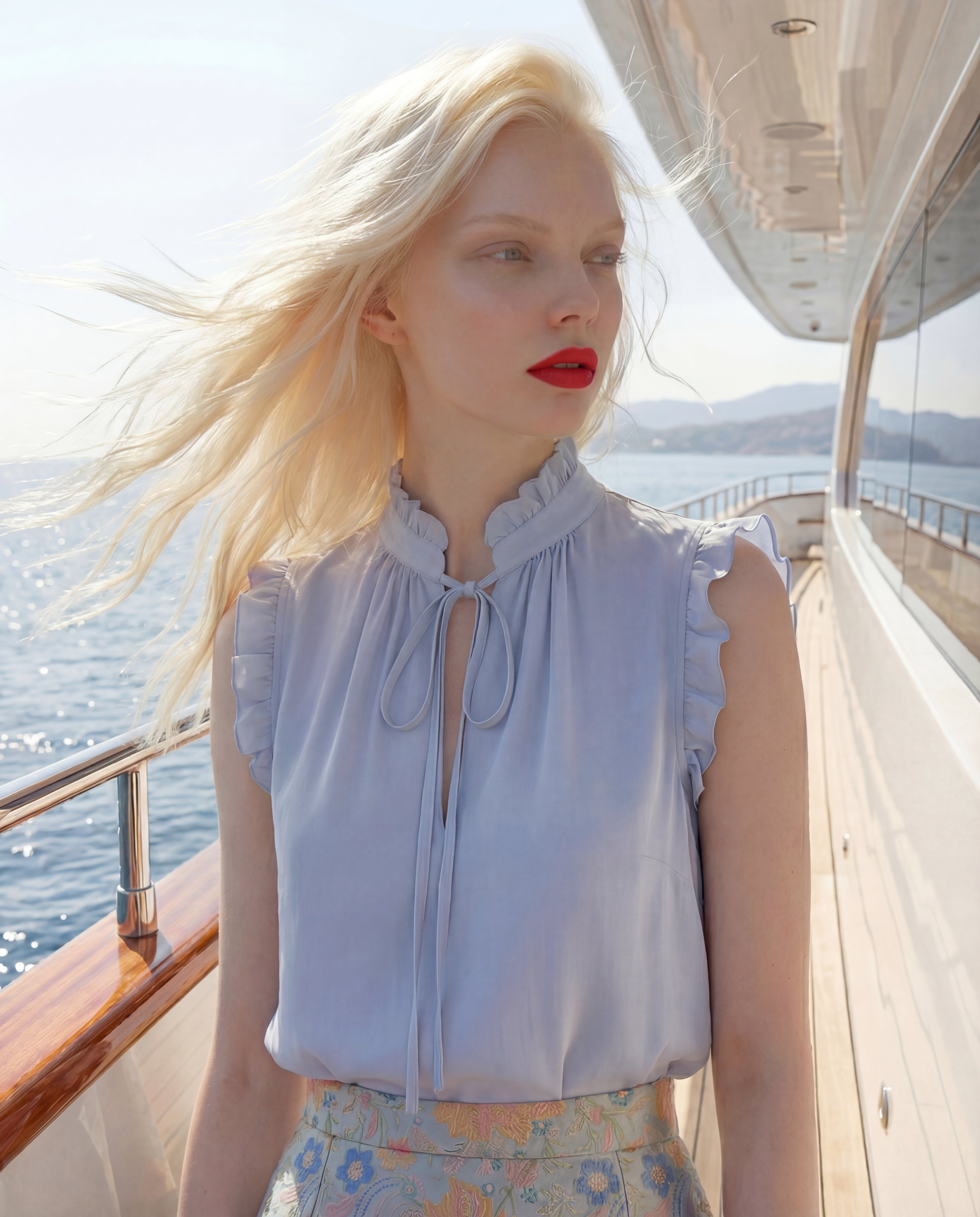 Lilie Blouse Sky