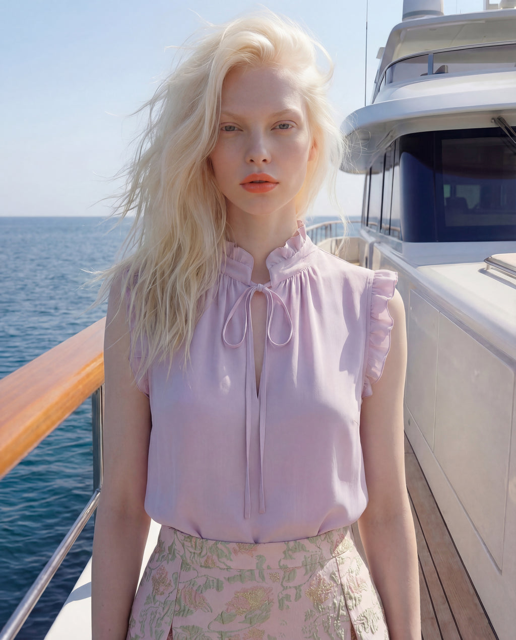 Lilie Blouse Powder Lilac