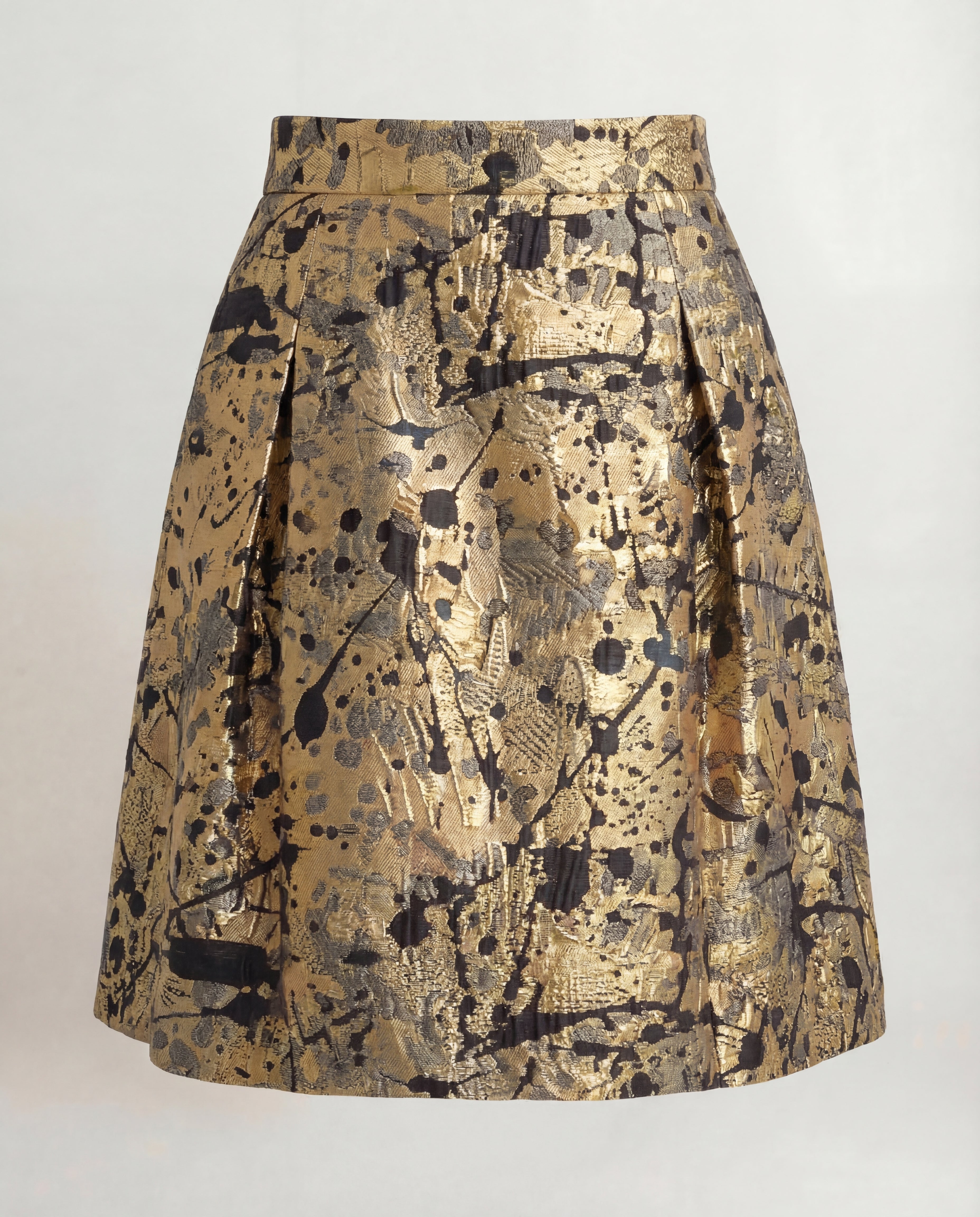 Sculpted Gold Skirt