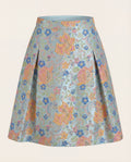 Riviera Garden Skirt - Sky Blue / Multicolor