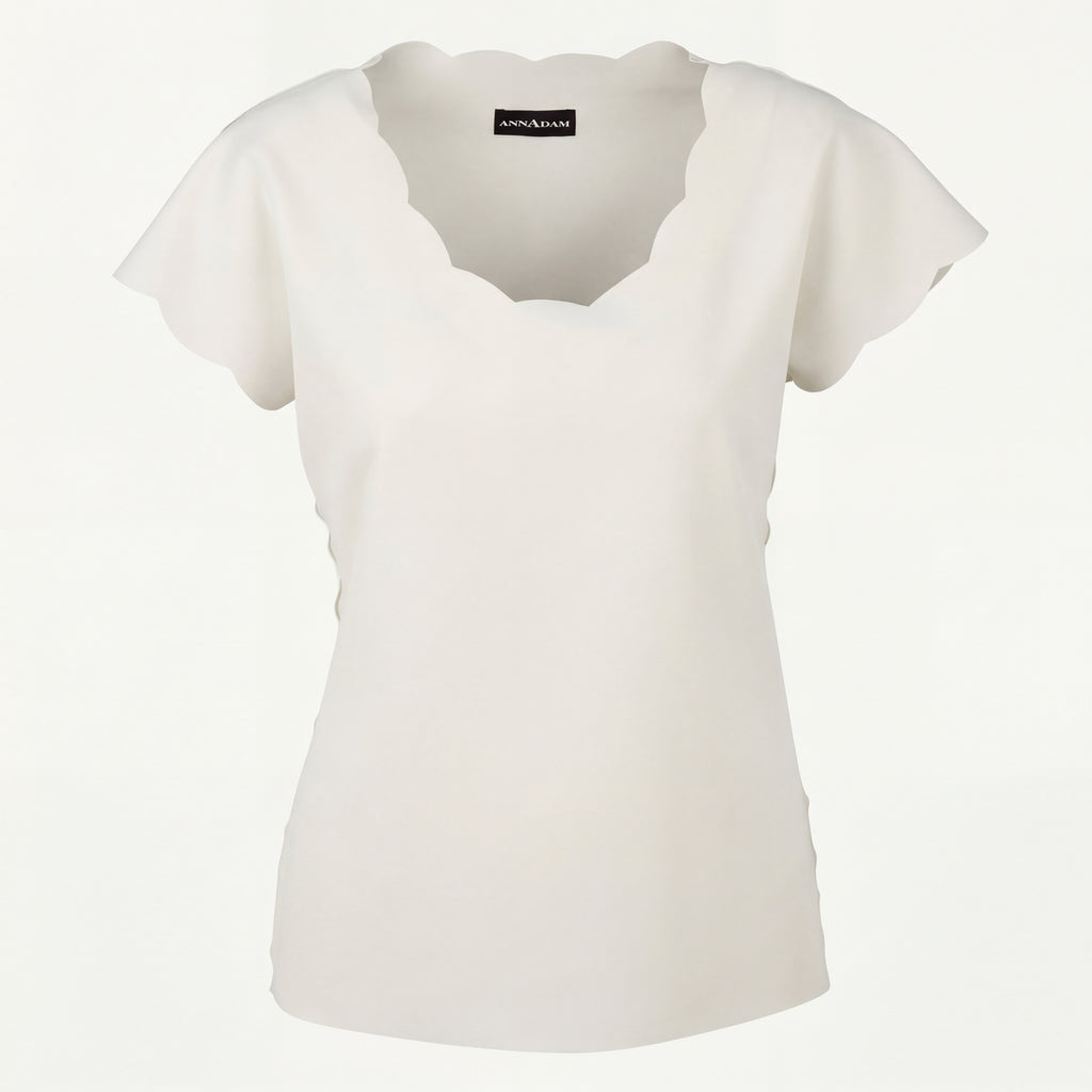 Laser-Cut Top - Ivory