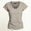 Laser-Cut Top - Soft Silver