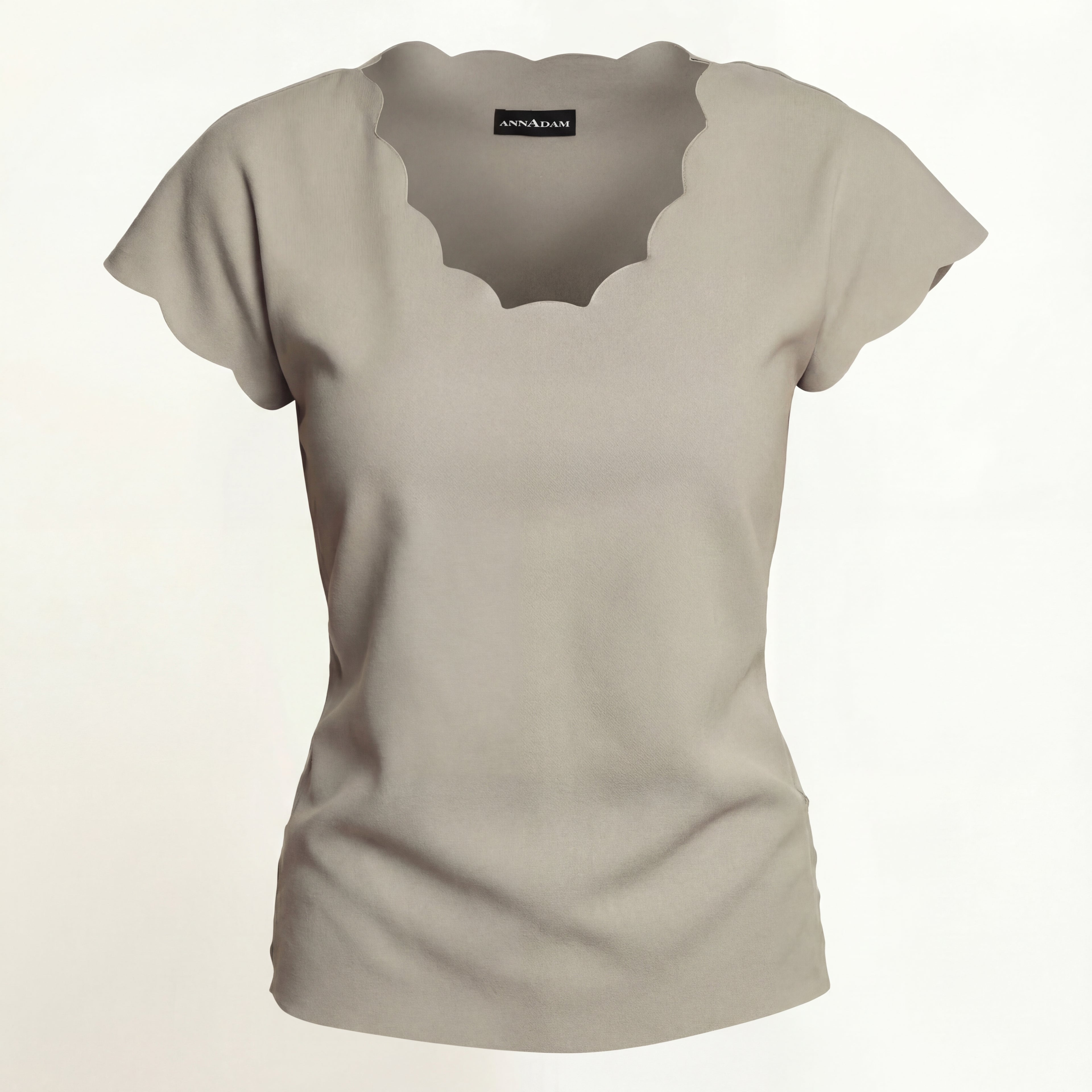 Laser-Cut Top - Soft Silver