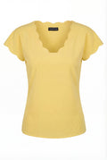Laser-Cut Top - Honey Sand